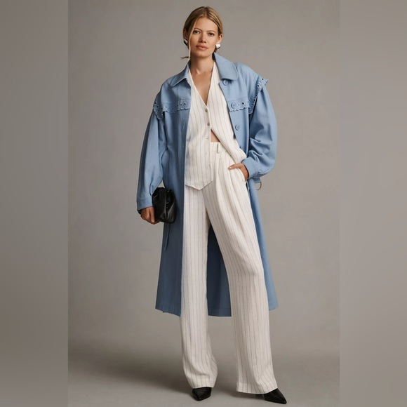 NWT Anthropologie Magali Pascal Milou Trench Coat - Picture 5 of 15